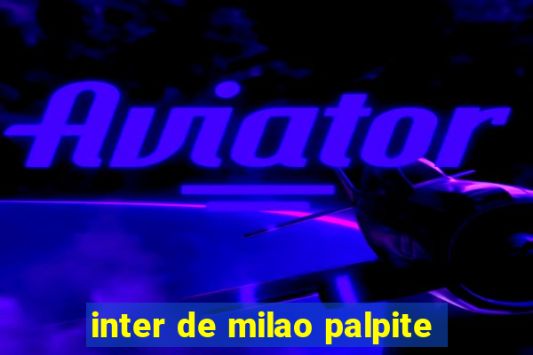 inter de milao palpite